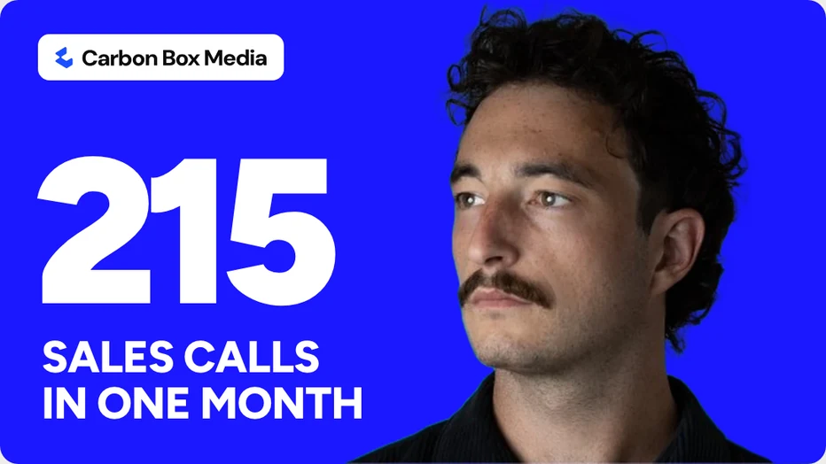 Carbon Box Media: 215 sales calls in one month
